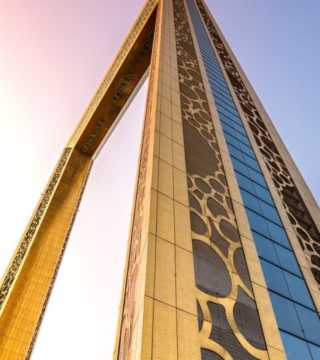 dubai, asia, dubai frame, old and new dubai